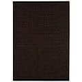 Couristan Recife 5 X 8 Saddle Stitch Black Cocoa Area Rugs