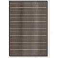 Couristan Recife 9 X 13 Grassweave Black Cocoa Area Rugs