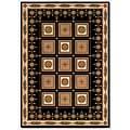 Couristan Rococo 7 X 10 Corinthian Ebony Area Rugs