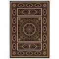 Couristan Rococo 9 X 13 Pantheon Ebony Area Rugs