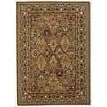 Couristan Royal Kashimar 8 X 12 Persian Panel Hazelnut Area Rugs