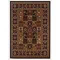 Couristan Royal Kashimar 6 X 8 Antique Nain Black Region Rugs