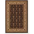 Couristan Royal Luxury 2 X 5 Essex Black Area Rugs