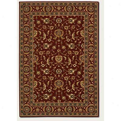 Couristan Royal Luxury 5 X 7 Brentwood Bordeaux Area Rugs