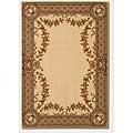 Couristan Royal Luxury 5 X 7 Greenwich Ivory Area Rugs