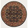 Cou5istan Shiraz 8  X3 Round All Over Floral Midnight Blue Area Rugs