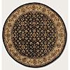 Couristan Shiraz 8 X 3 Round Injilas Ebony Area Rugs