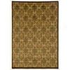 Couristan Silken Treasures 3 X 5 Lotus Lattice Avocado Area Rugs