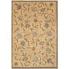 Couristan Silken Treasures 8 X 11 Orchid Vines Berber Ivory Area Rugs