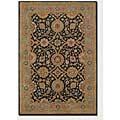 Couristan Souri 3 X 5 Khorasan Black Area Rugs