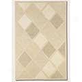 Couristan Super Indo-natural 8 X 11 Astra White Area Rugs