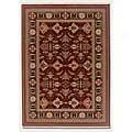 Couristan Taj Mahal 10 X 14 Senneh Mesa Red Area Rugs