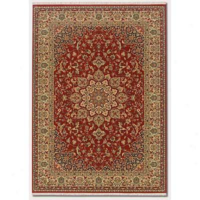 Couristan Taj Mahal 5 X 7 All-over Center Medallion Rose Bud Area Rugs