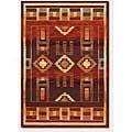 Couristan Taos Lodge 8 X 11 Red Desert Area Rugs