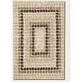 Couristan Visionnaire 4 X 6 Modular Ivory Brown Area Rugs