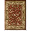 Couristan Woven Treasures 8 X 12 All Over Vase Burnished Rust Ivory Area Rugs