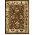 Couristan Woven Treasures 2 X 4 Kashan Mocha Ivory Area Rugs