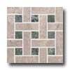 Crossville Empire Mosaic Basketweave Generals Grey & Laurel Green Tile & tSone