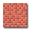 Crossville Glass Blox Blend Mosaic 1 X 1 Orange Sizzle/flame/dazzle Red Tile & Stone