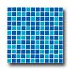 Crossville Glass Blox Blend Mosaic 1 X 1 South Sea/aquean/blue Grotto Tile & Stone