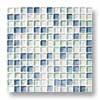 Crossville Illuminessence Water Crystal Mosaic Blends Abyss Stream - Cristal - Sea Glass Clear Tile & Grave~