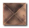 Crossville Questech Metals Bronze 6 X 6 Pyranids On Checks Bright Satin Tile & Stone