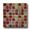 Daltile Egyptian Glass Mosaics Blends Garnet Gallery Tile & Stone