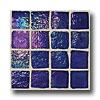 Daltile Egyptian Glass Mosaics 2 X 2 Iridescent Solid Lapis Tile & Stone