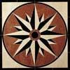 Daltile Medallion 32 X 32 Compass 32 X 32 Tile & Stone