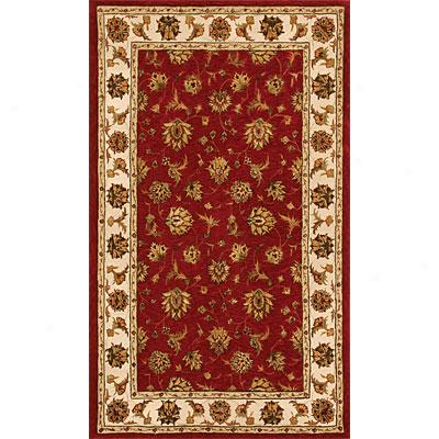 Dynamic Rugs Jewel 10 X 14 Red Beige Area Rugs