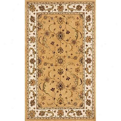 Dynamic Rugs Jewel 4 X 6 Gold Beige Area Rugs