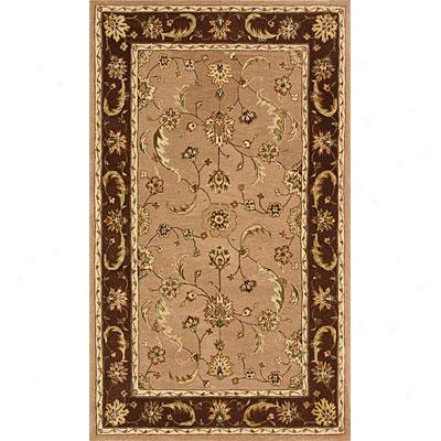 Dynamic Rugs Jewel 8 X 11 Sand Chocolate Area Rugs