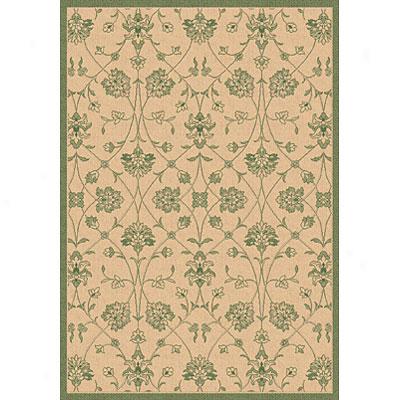 Dynamic Rugs Piazza 5 X 8 Natural-green Region Rugs