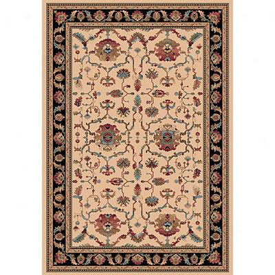 Dynamic Rugs Radiance 8 X 11 Creme Area Rugs