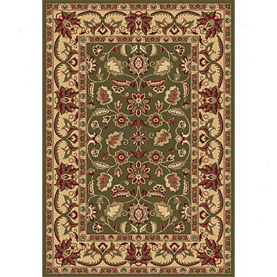 Dynamic Rugs Shiraz 4 X 6 Green Area Rugs