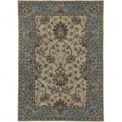 Dynamic Rugs Splendor 8 X 11 Beige Aqua Area Rugs