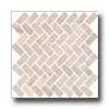 Florida Tile Pietra Art Stone Herringbone Mosaic Brown Tile & Stone