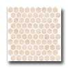 Florida Tile Pietra Art Stone Hexagon Mosaic Hexagon White Tile & Stone