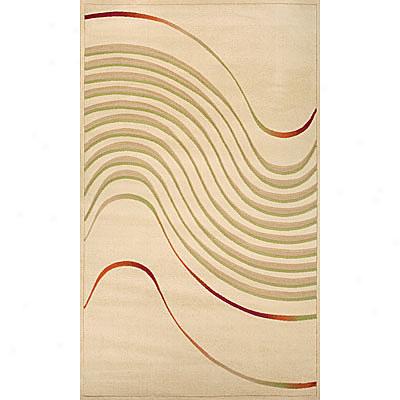 Foreign Accents Bistro Loft 5 X 8 Bistro Beige Area Rugs