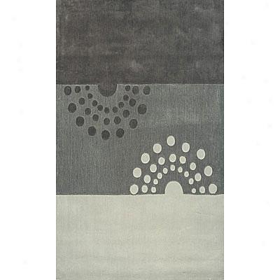 Foreign Accents Festival Shadows 4 X 6 Gray Area Rugs