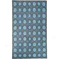 Foreign Accents Festival Dots 8 X 10 Blue Gray Area Rugs