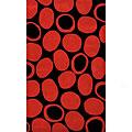 Foreign Accents Festival Dots 3 X 8 Runner Red Area Rugs