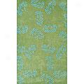 Foreign Acceents Festival Multi Colored 3 X 8 Runner Green Area Rugs