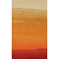 Foreign Accents Festival Multi Colored 5 X 8 Orange Area Rugs