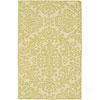 Harounian Rugs Internatoonal Damask 8 X 10 Lime Area Rugs