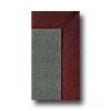 Hellenic Rug Imports, Inc. Athena Charcoal 8 X 11 Red Faux Leather Area Rugs