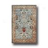 Hellenic Rug Imports, Inc. Wonders Of The World 9 X 12 Trer Of Life Ice Blue Area Rugs