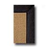 Hellenic Rug Imports, Inc. Athena Sisal 9 X 12 Black Faux Leather Area Rugs