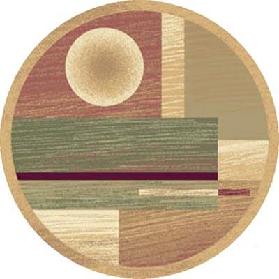 Home Dynamix Evolution 8 Ft Round Beige 5106 Area Rugs