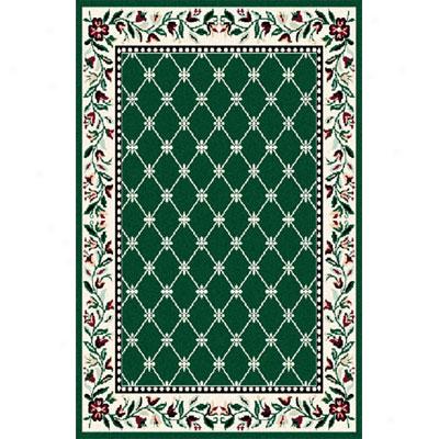 Home Dynamix Premium 5 X 7 Hunter Green 7015 Area Rugs